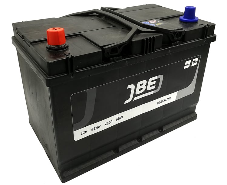 Afleiding Tegenstander stout 95Ah Auto accu JBE Blackline 12V 800A - Accudeal