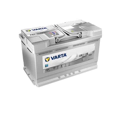 Varta F21 AGM start-stop accu, 80Ah, 800A, 12V - Accudeal