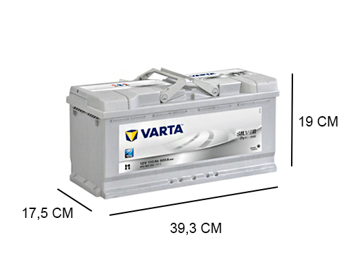Verrast zijn kiem dronken Varta I1 110Ah Silver Dynamic accu, 920A, 12V - Accudeal