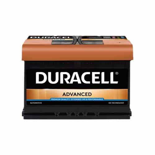 samenzwering dempen Figuur Duracell 72Ah Advanced accu, 670A, 12V, BDA 72 - Accudeal