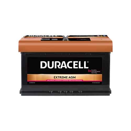 Duracell 80Ah Extreme AGM Start-stop accu, 800A, 12V, BDE 80 AGM - Accudeal