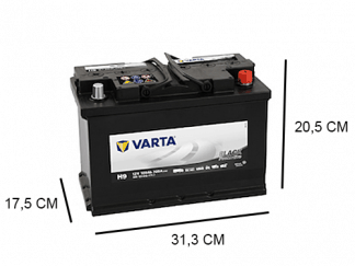 Controle Klaar vragen H9 Varta 100Ah Promotive Black accu, 720A, 12V - Accudeal